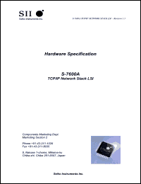 S-7600A Datasheet