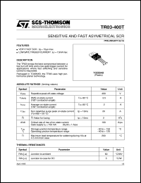 TR03-400T Datasheet