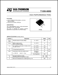 T1235-600G Datasheet