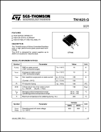 TN1625-600G Datasheet
