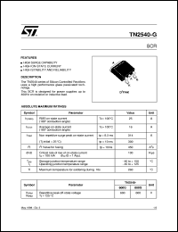TN2540-600G Datasheet