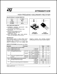 STTH6003CW Datasheet