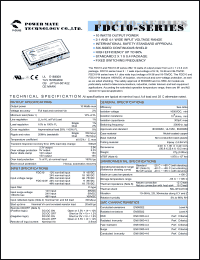 FDC10-48S12W Datasheet