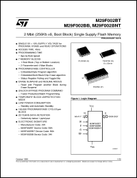 M29F002BT Datasheet