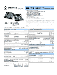 HEC75-48D3325-L Datasheet