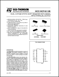 HCF4015B Datasheet
