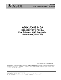 AX88140A Datasheet