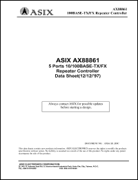 AX88861 Datasheet