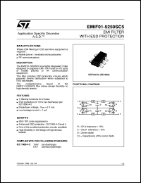 EMIF01-5250SC5 Datasheet