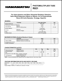 R821 Datasheet