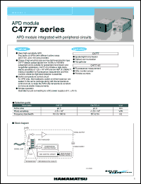 C4777 Datasheet