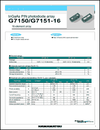 G7150-16 Datasheet