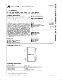 ADC1175-50CIMT Datasheet