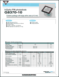 G8370-10 Datasheet