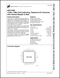 ADC12081CIVT Datasheet