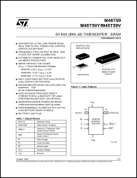 M48T5Y-70PC1 Datasheet