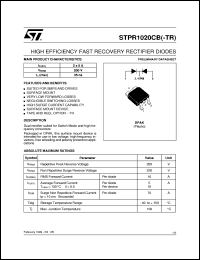 STPR1020CB-TR Datasheet