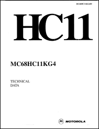 MC68HC11KG4CPU4 Datasheet