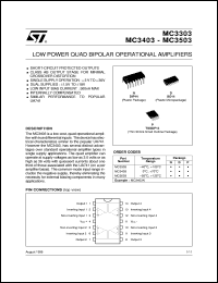 MC3303 Datasheet