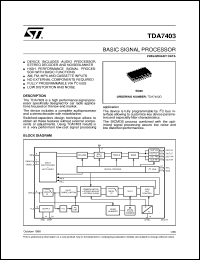TDA7403D Datasheet