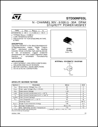 STD30NF03L Datasheet