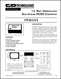 PWR1103 Datasheet