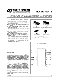 HCF4047B Datasheet