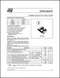 STPS12045TV Datasheet
