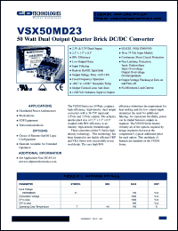 VSX50MD23-1U Datasheet