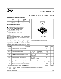 STPS24045TV Datasheet