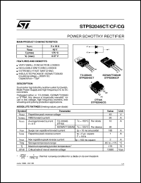 STPS2045CF Datasheet