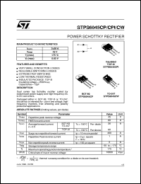 STPS6045CP Datasheet