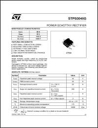 STPS3045G Datasheet