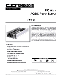KX750-F3A Datasheet