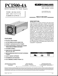 PCI500-4A Datasheet