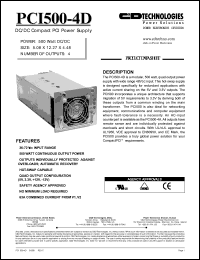PCI500-4D Datasheet