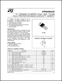 STP80NS04Z Datasheet