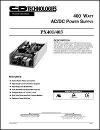 PX401-403-U4G Datasheet