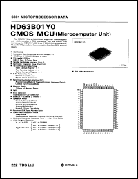 HD6301Y0 Datasheet