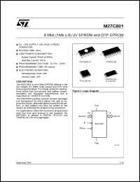 M27C801-150K1X Datasheet