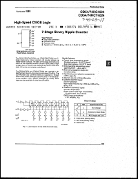 CD54HC4024F Datasheet
