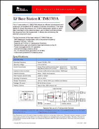 TMS3705A Datasheet