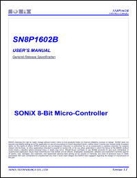 SN8P1602BX Datasheet