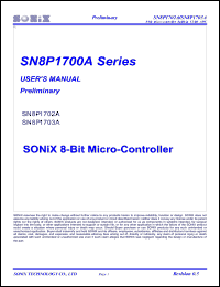 SN8P1702BX Datasheet