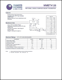 MMBT4126 Datasheet