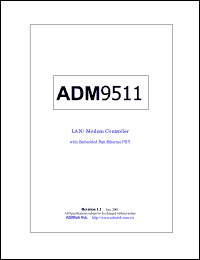 ADM9511 Datasheet