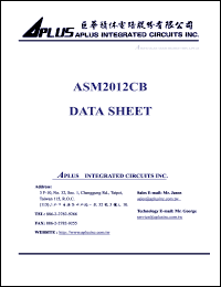 ASM2012CB Datasheet