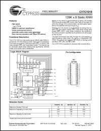 CY7C1019-12VC Datasheet