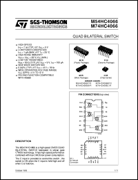 M74HC4066 Datasheet