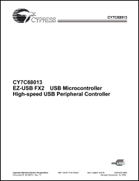 CY7C68013-100AC Datasheet